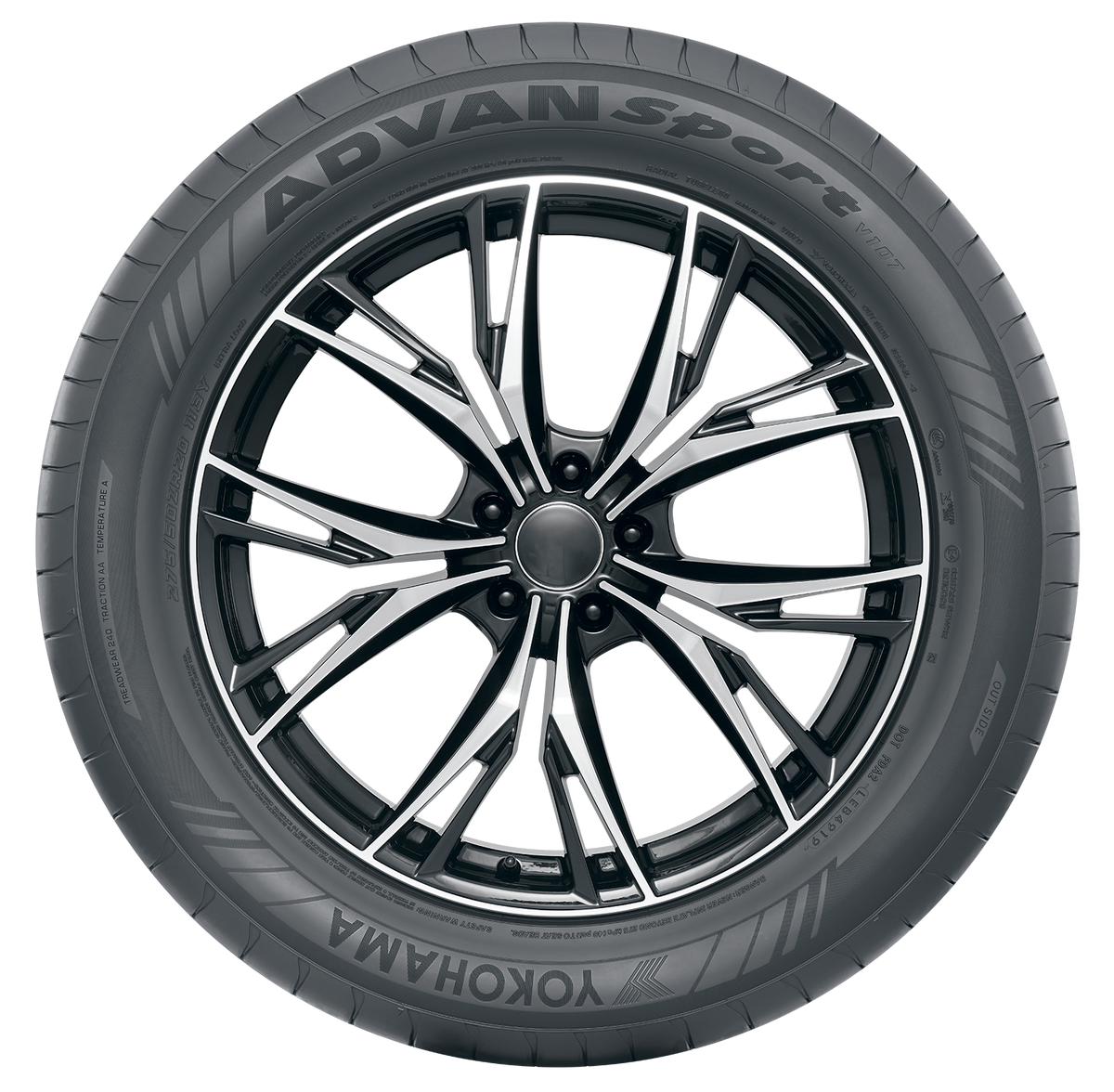 Advan Sport V107 - 245/45ZR19 102Y XL – TireDirect.ca